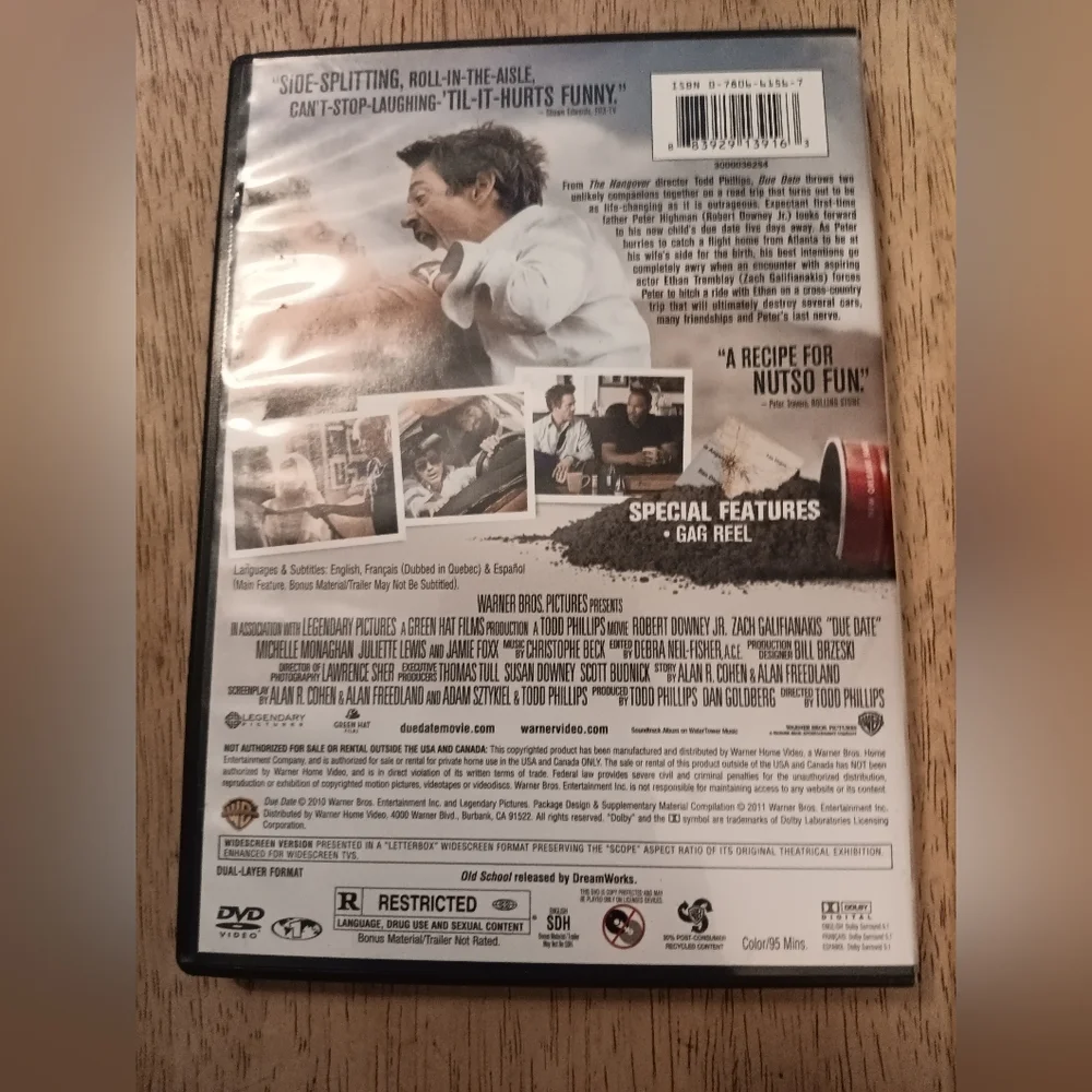 2 For $7 Due Date DVD